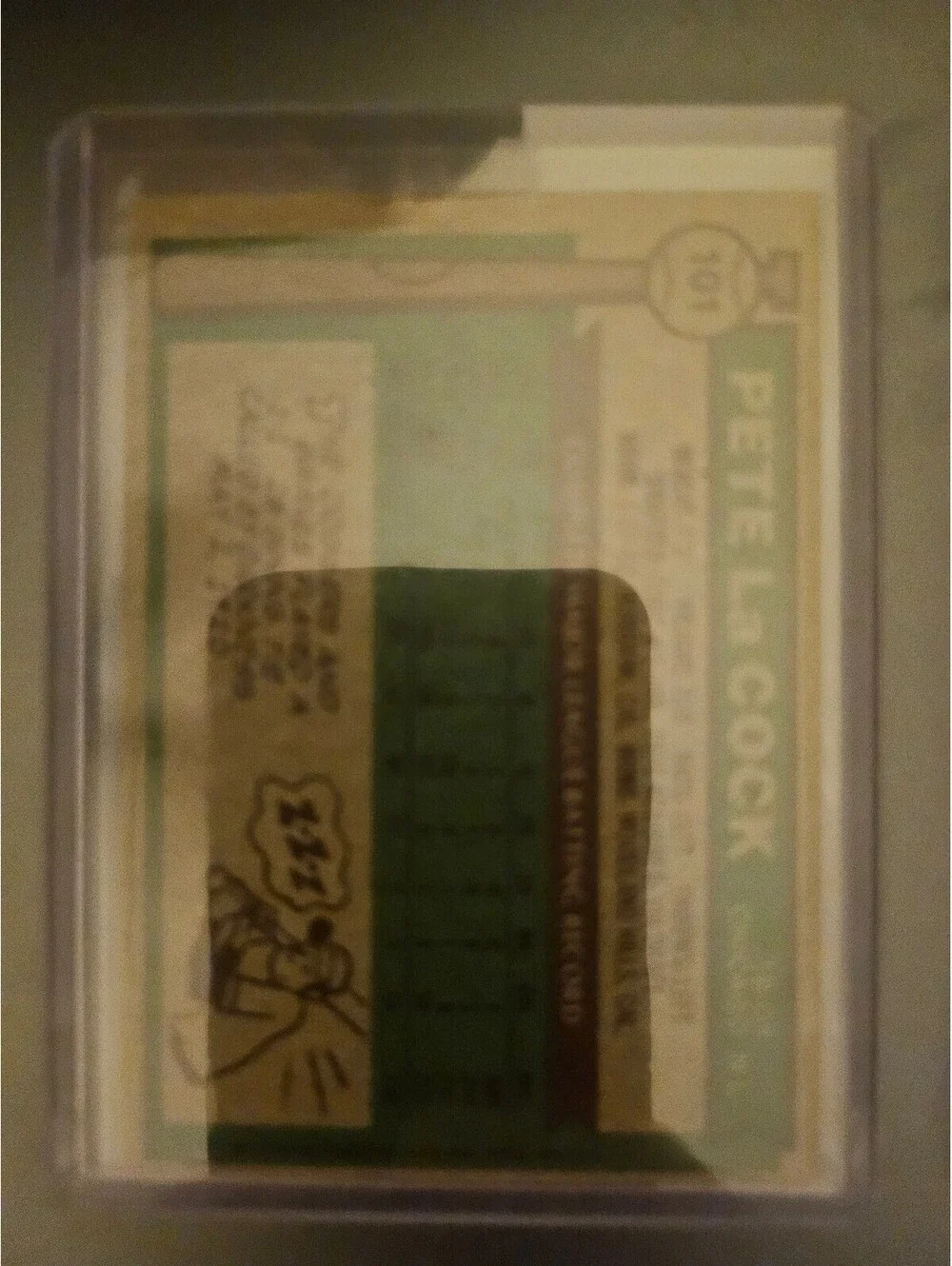 Topps pete lacock